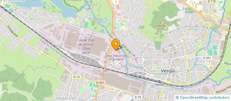 localisation de l'entreprise SCI LE COQUELICOT  NOIDANS-LES-VESOUL