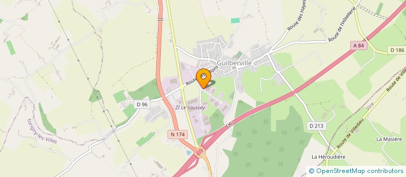 localisation de l'entreprise SCI LE COQUEREL  TORIGNY-LES-VILLES