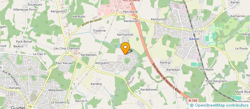 localisation de l'entreprise SCI LE COR - PIRIOU  GUIDEL