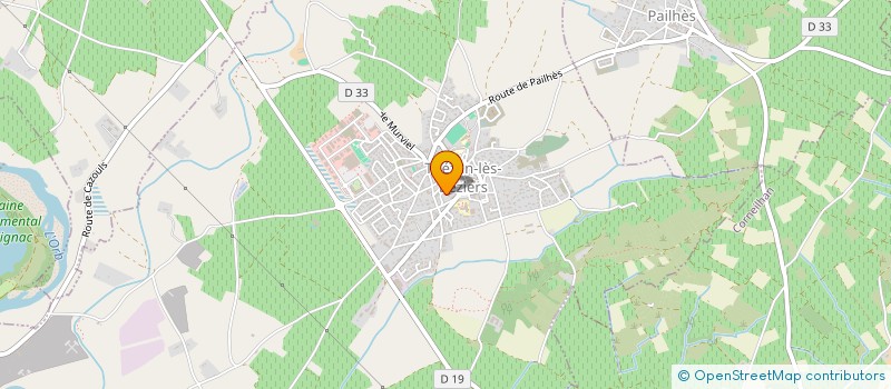 localisation de l'entreprise SCI LE CORBIERE à THEZAN-LES-BEZIERS