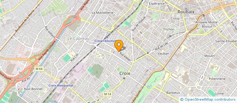localisation de l'entreprise SCI LE CORBILLARD à CROIX