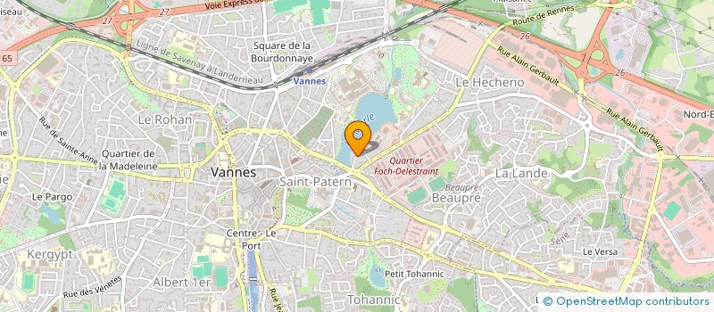 localisation de l'entreprise SCI LE CORBUSIER à VANNES