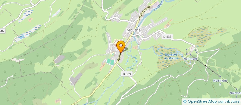 localisation de l'entreprise SCI LE CORCON  MOUTHE