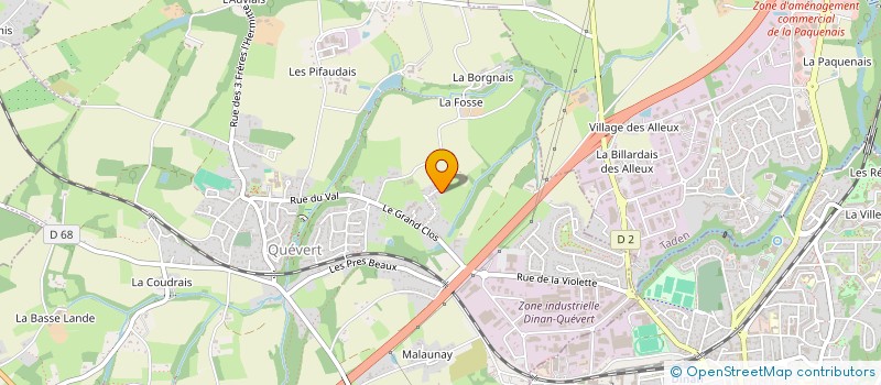 localisation de l'entreprise SCI LE CORDON BLANC  QUEVERT