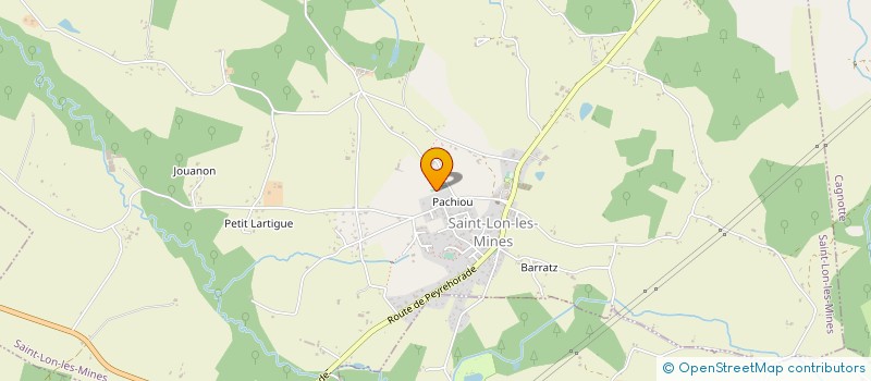 localisation de l'entreprise SCI LE CORDON BLEU  SAINT-LON-LES-MINES