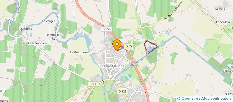 localisation de l'entreprise SCI LE CORMIER à BRISSAC LOIRE AUBANCE