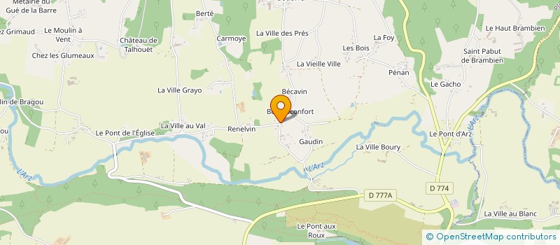 localisation de l'entreprise SCI LE CORMIER  PEILLAC