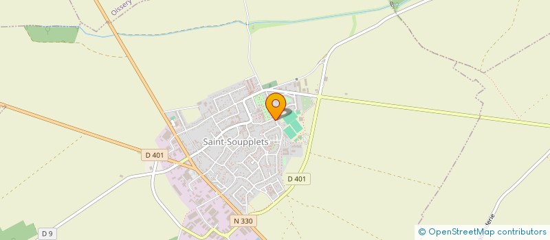 localisation de l'entreprise SCI LE CORMIER  SAINT-SOUPPLETS