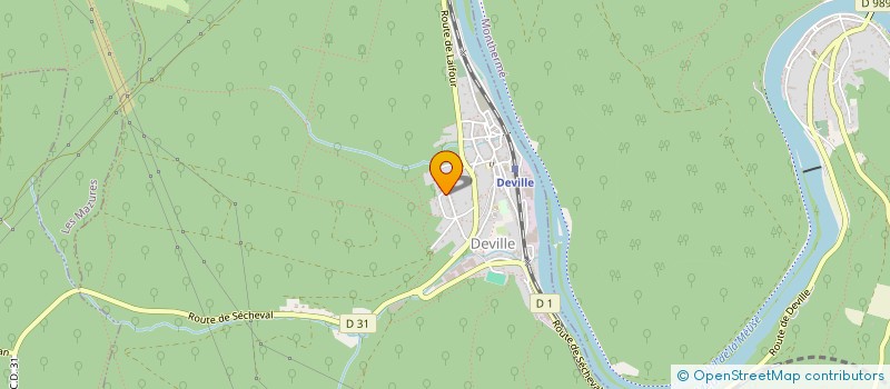 localisation de l'entreprise SCI LE CORNER  DEVILLE