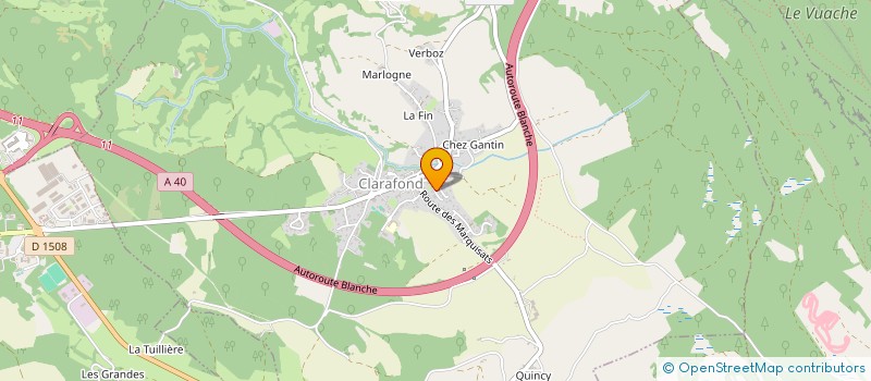 localisation de l'entreprise SCI LE CORNIOLAY  CLARAFOND-ARCINE