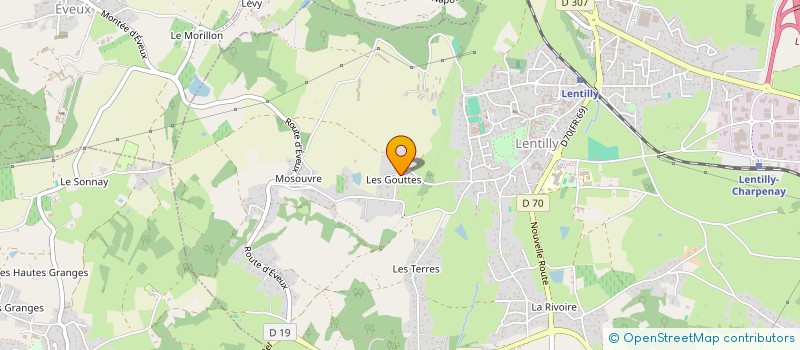 localisation de l'entreprise SCI LE CORNU  LENTILLY