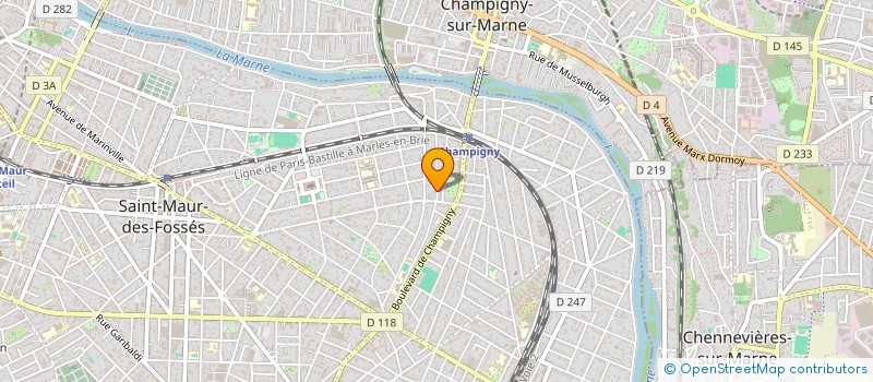 localisation de l'entreprise SCI LE COROT à SAINT-MAUR-DES-FOSSES