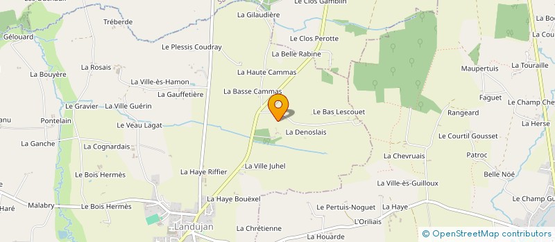 localisation de l'entreprise SCI LE CORRE  LANDUJAN