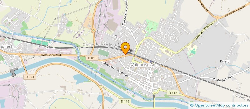 localisation de l'entreprise SCI LE CORRE à VALENCE