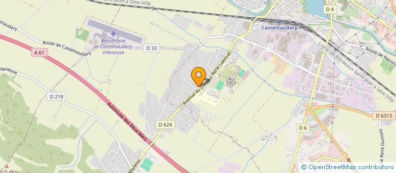 localisation de l'entreprise SCI LE CORRE  CASTELNAUDARY