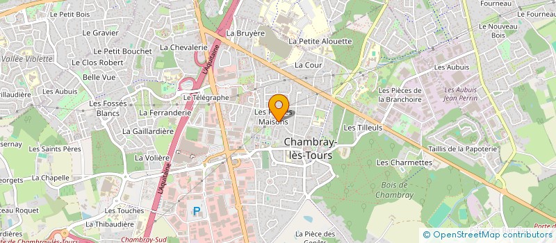 localisation de l'entreprise SCI LE CORRE K-B  CHAMBRAY-LES-TOURS