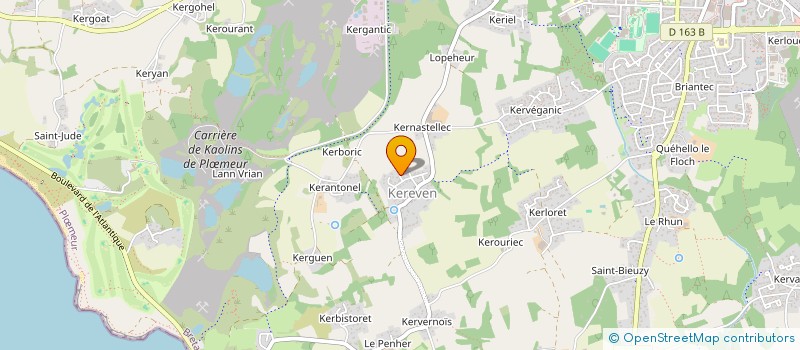 localisation de l'entreprise SCI LE CORVIC à PLOEMEUR