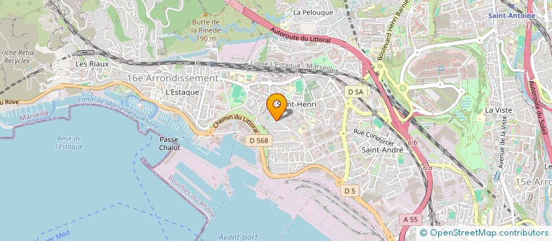 localisation de l'entreprise SCI LE COSMOS à MARSEILLE