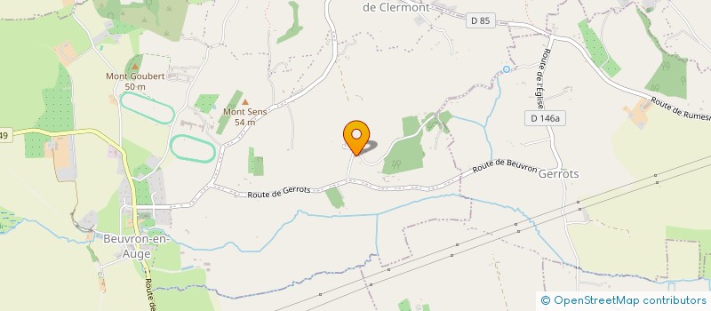 localisation de l'entreprise SCI LE COSTIL  BEUVRON-EN-AUGE