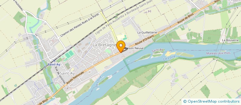localisation de l'entreprise SCI LE COTEAU à SAINT-AY