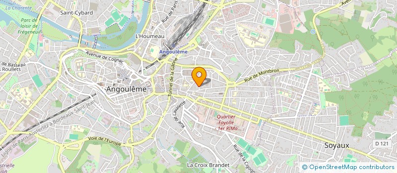 localisation de l'entreprise SCI LE COTEAU à ANGOULEME