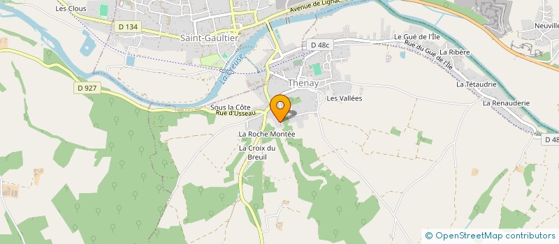 localisation de l'entreprise SCI LE COTEAU à THENAY