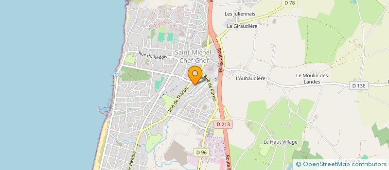 localisation de l'entreprise SCI LE COTEAU SAINT MICHEL à BOUGUENAIS