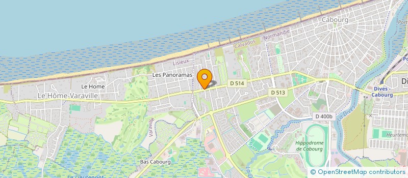 localisation de l'entreprise SCI LE COTTAGE à CABOURG