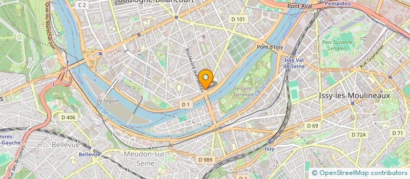 localisation de l'entreprise SCI LE COTTAGE à BOULOGNE-BILLANCOURT