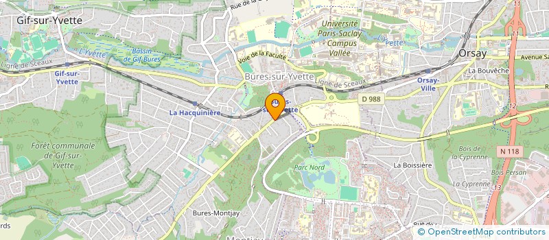 localisation de l'entreprise SCI LE COTTAGE à BURES-SUR-YVETTE