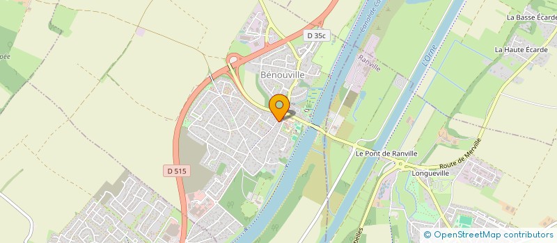 localisation de l'entreprise SCI LE COTTAGE  BENOUVILLE