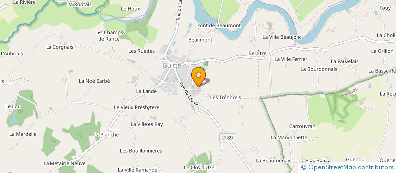 localisation de l'entreprise SCI LE COTTAGE DE VALCAR  GUITTE