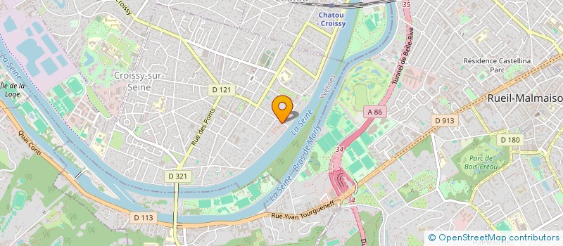 localisation de l'entreprise SCI LE COUCOU à CROISSY-SUR-SEINE