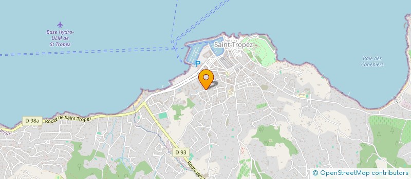 localisation de l'entreprise SCI LE COUDERLAT à SAINT-TROPEZ