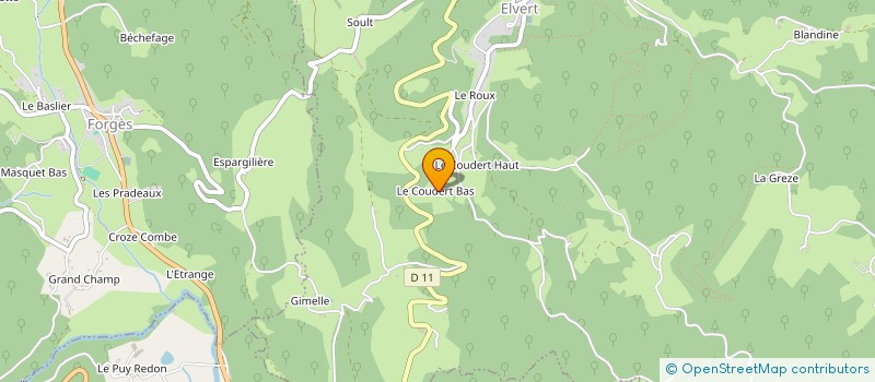 localisation de l'entreprise SCI LE COUDERT  SAINT-SYLVAIN