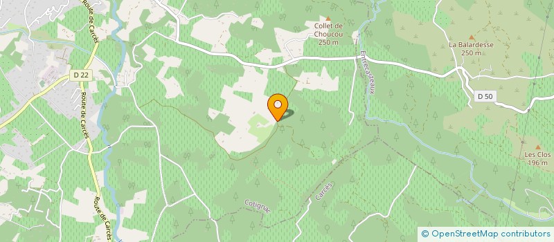 localisation de l'entreprise SCI LE COUDON  COTIGNAC