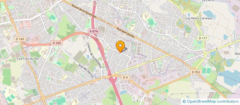 localisation de l'entreprise SCI LE COUDRAIS à ANGERS