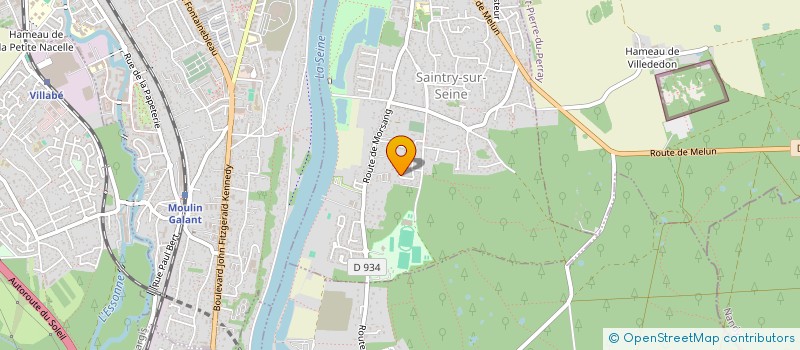 localisation de l'entreprise SCI LE COUDRIER à SAINTRY-SUR-SEINE
