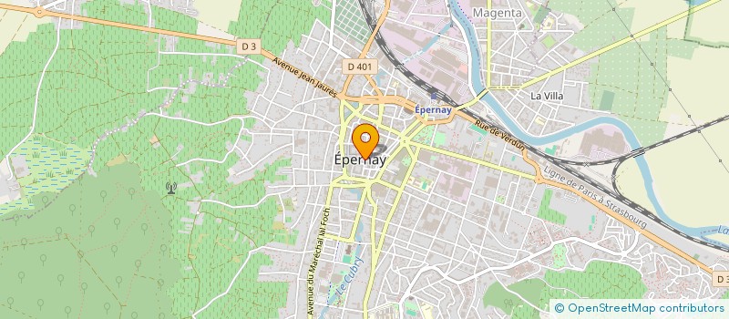 localisation de l'entreprise SCI LE COULET à EPERNAY