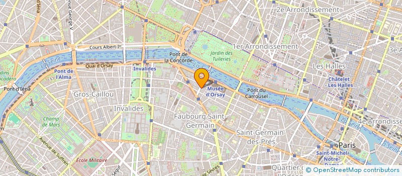 localisation de l'entreprise SCI LE COURAMIAUD à PARIS