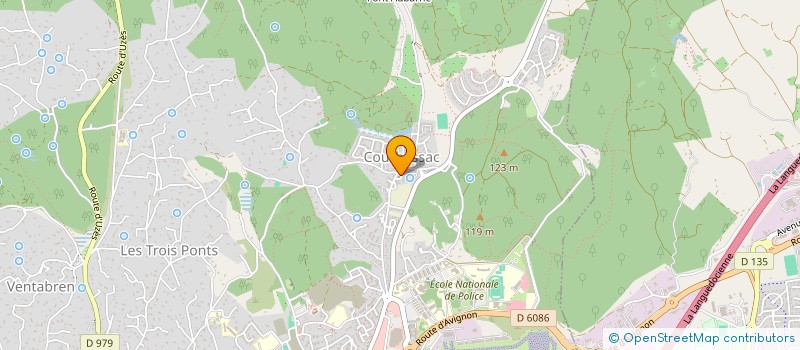 localisation de l'entreprise SCI LE COURBESSAC  NIMES