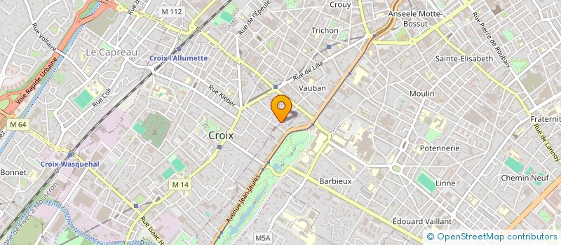 localisation de l'entreprise SCI LE COURBILLON à CROIX