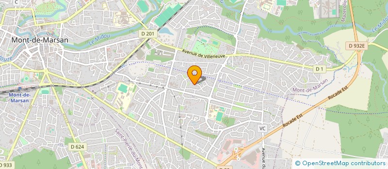 localisation de l'entreprise SCI LE COURDEIN à MONT-DE-MARSAN