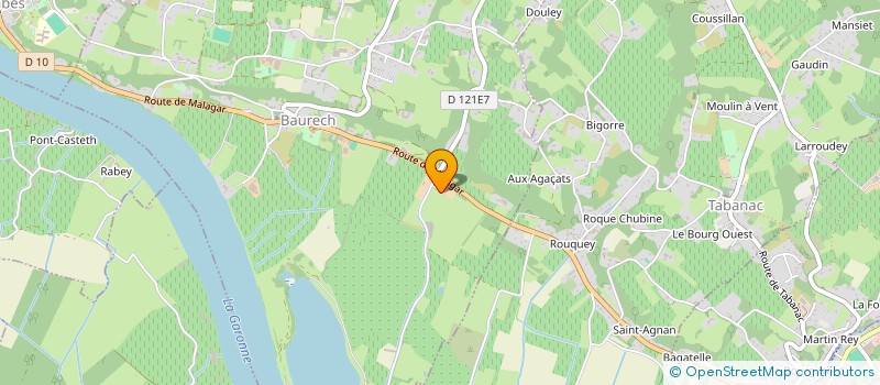 localisation de l'entreprise SCI LE COUREAU  BAURECH