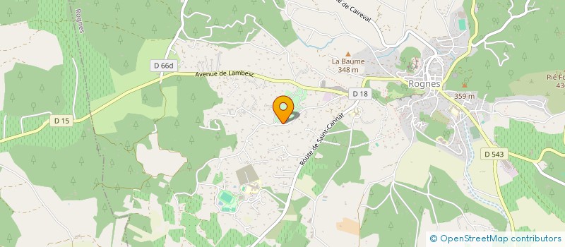 localisation de l'entreprise SCI LE COURLAN  ROGNES