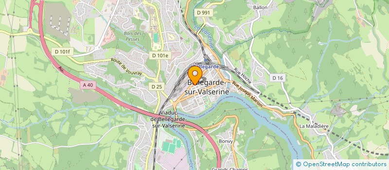 localisation de l'entreprise SCI LE COURLIS à VALSERHONE