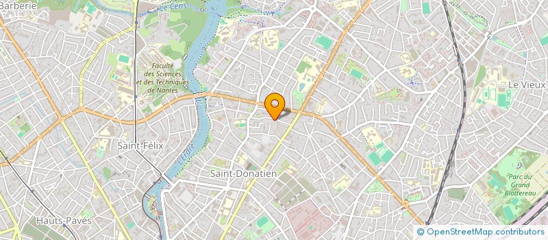 localisation de l'entreprise SCI LE COURLIS à NANTES