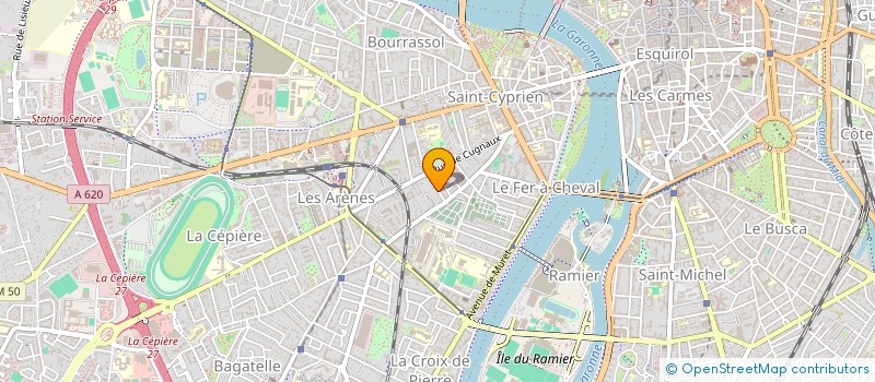 localisation de l'entreprise SCI LE COURLIS  TOULOUSE