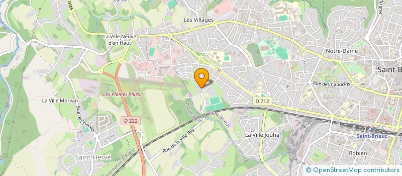 localisation de l'entreprise SCI LE COURLIS à SAINT-BRIEUC