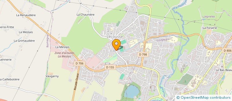 localisation de l'entreprise SCI LE COURTIL  LECOUSSE